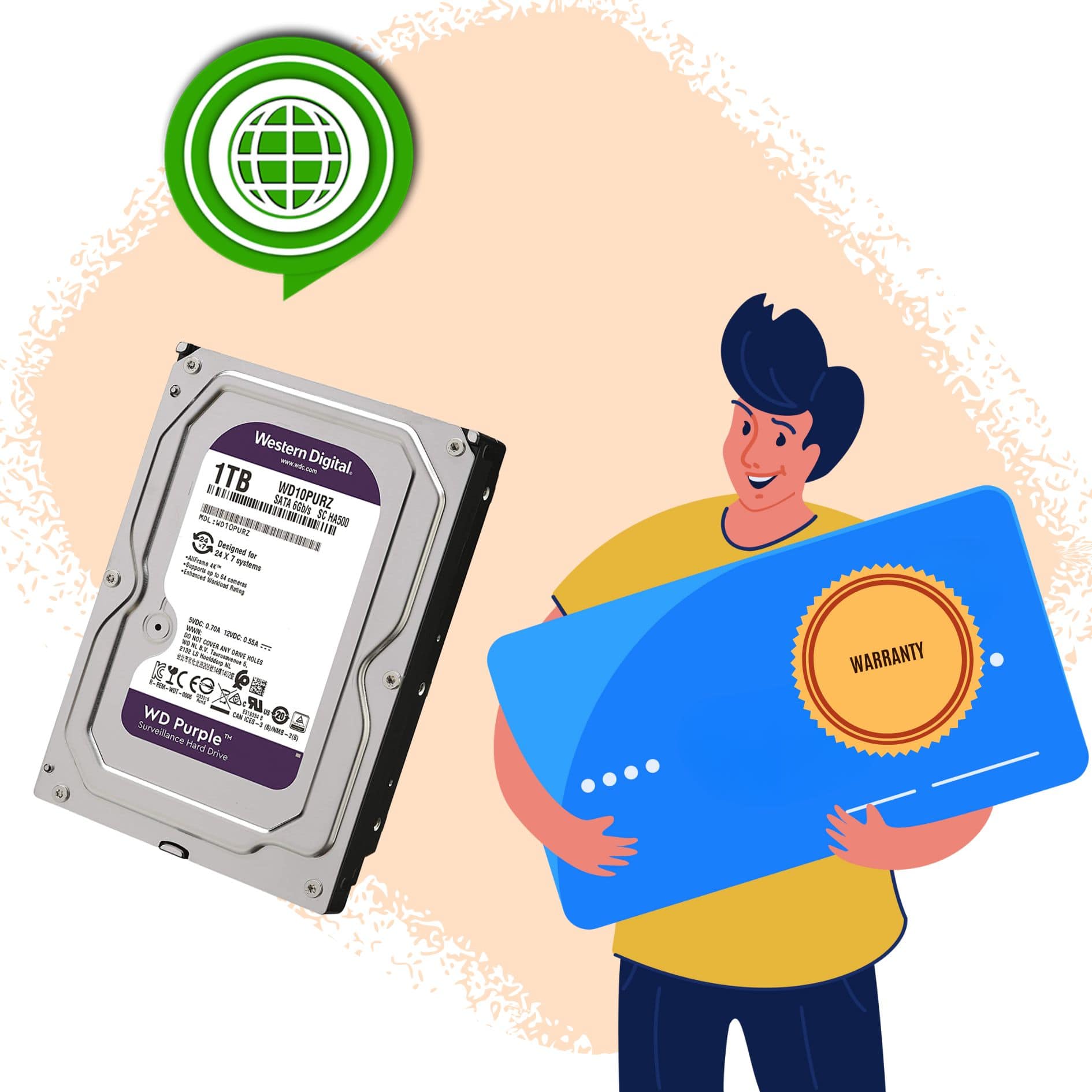 فعال‌سازی گارانتی هارد دیسک