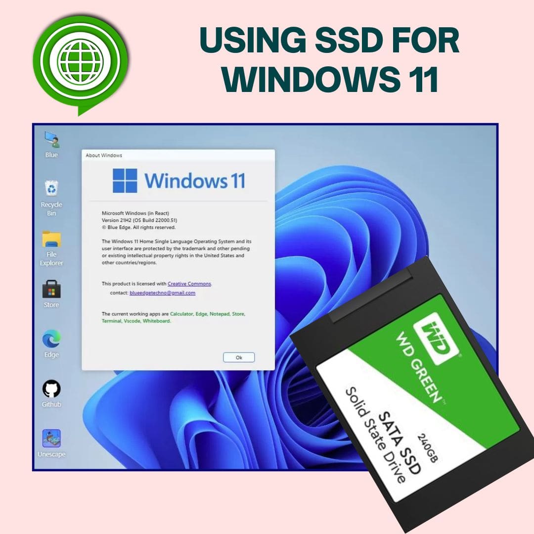 SSD برای نصب ویندوز 11