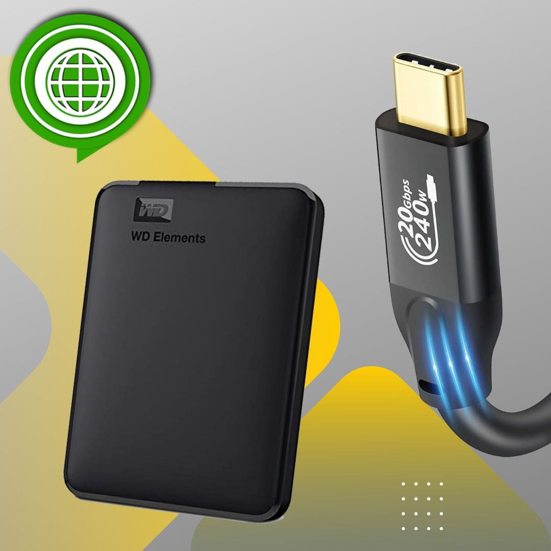 کاربرد USB-C 3.2 Gen2 در هارد اکسترنال